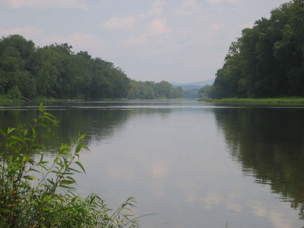 Il fiume Potomac a Hancock, MD