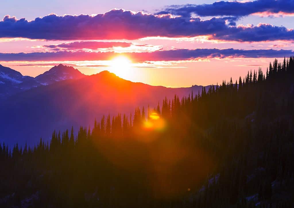 Tramonto sul vertice Haleakala, Hawaii