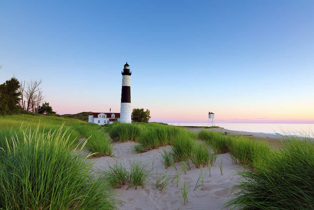 Faro di Big Sable a Ludington Michigan