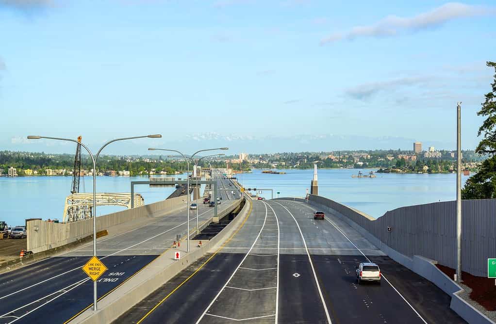 Ponte galleggiante Evergreen Point a Washington, Stati Uniti