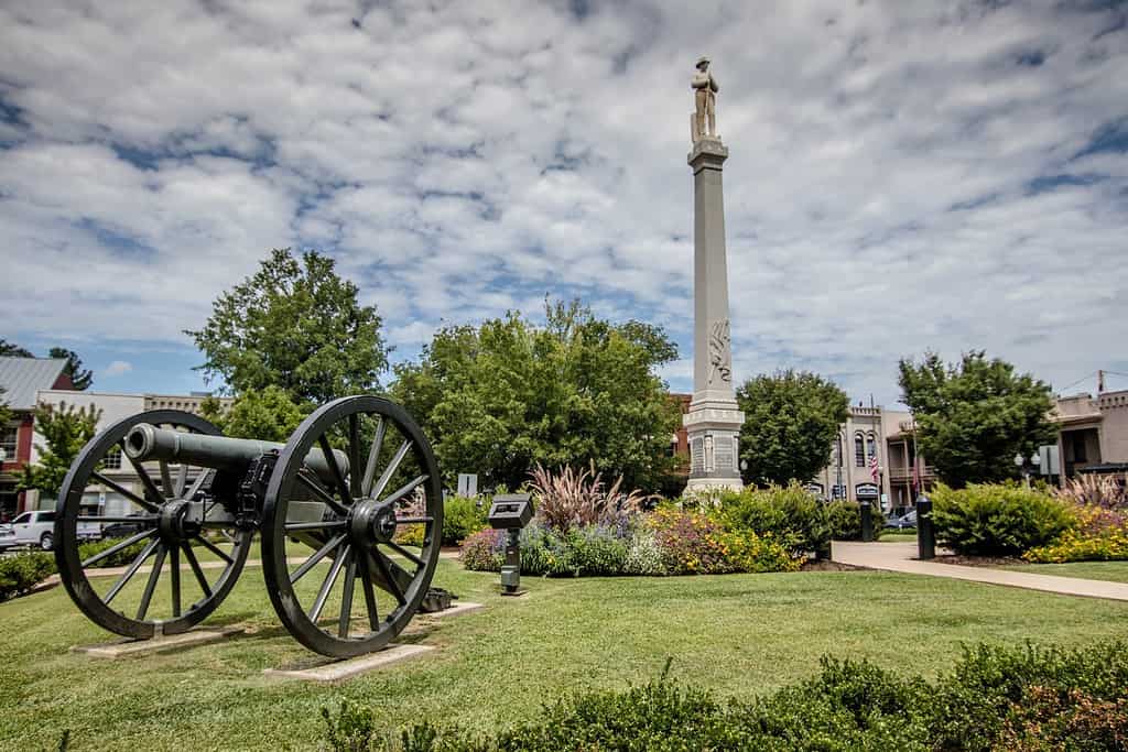 Monumenti della guerra civile nella storica Franklin, Tennessee