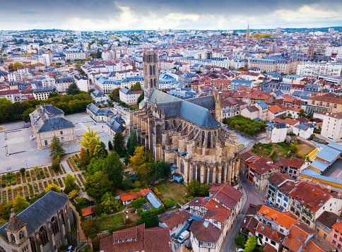 Cattedrale nella città di Limoges, Francia
