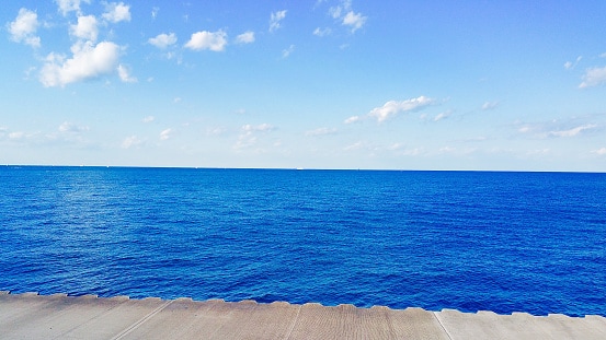 Lago Michigan in un pomeriggio soleggiato