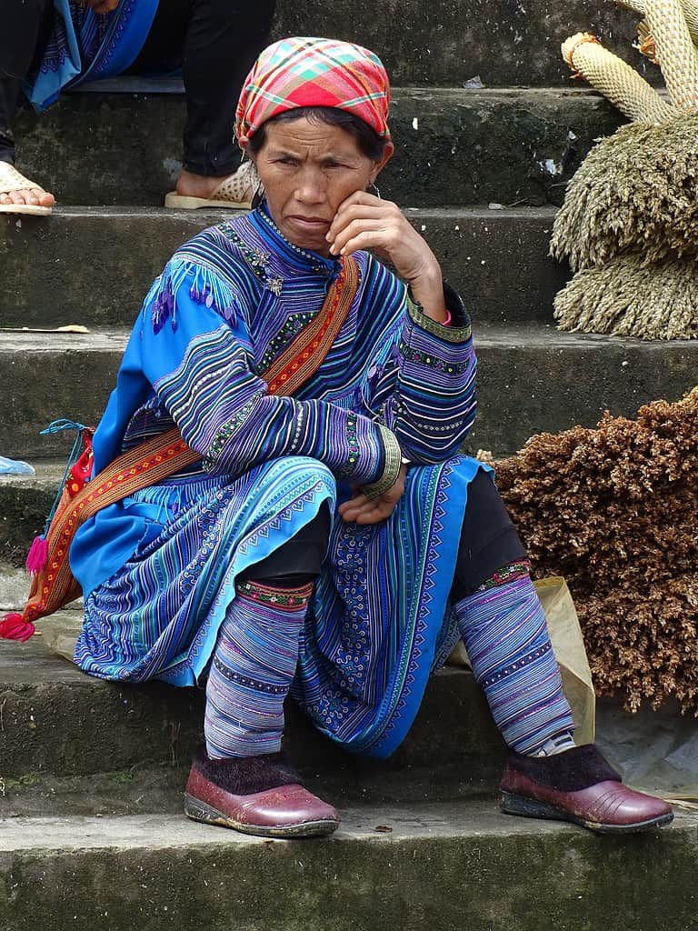 Donna indigena vietnamita