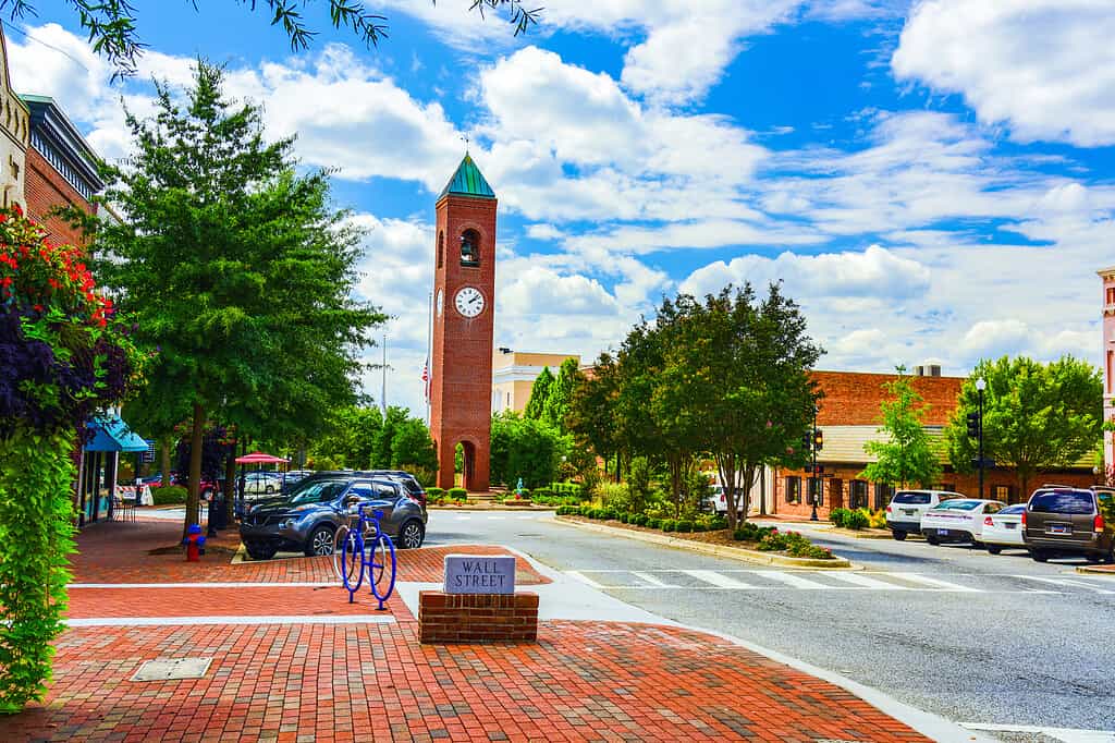 Downtown Spartanburg Carolina del Sud SC