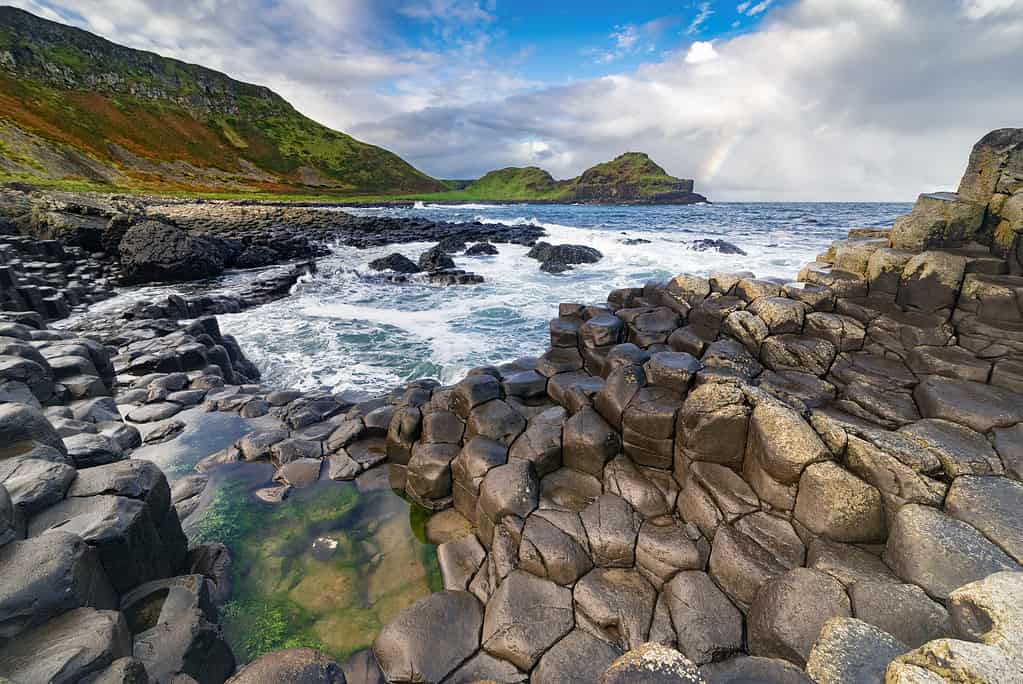 La Giant's Causeway al mattino.