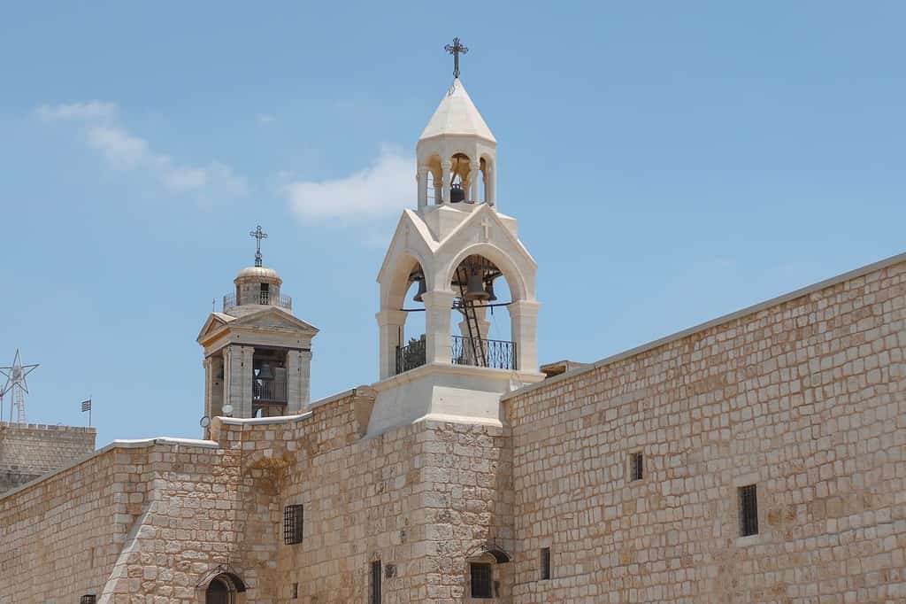 Chiesa della Natività, campanile della chiesa, Betlemme Palestina