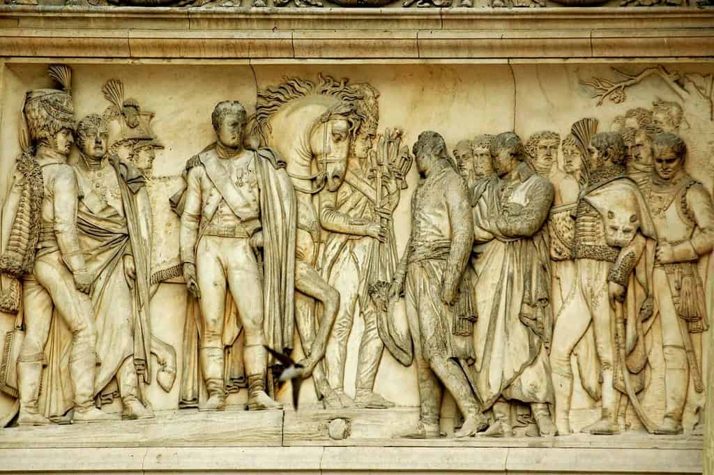 Intorno al Louvre - Triomphe du Carrousel - La vittoria di Napoleone