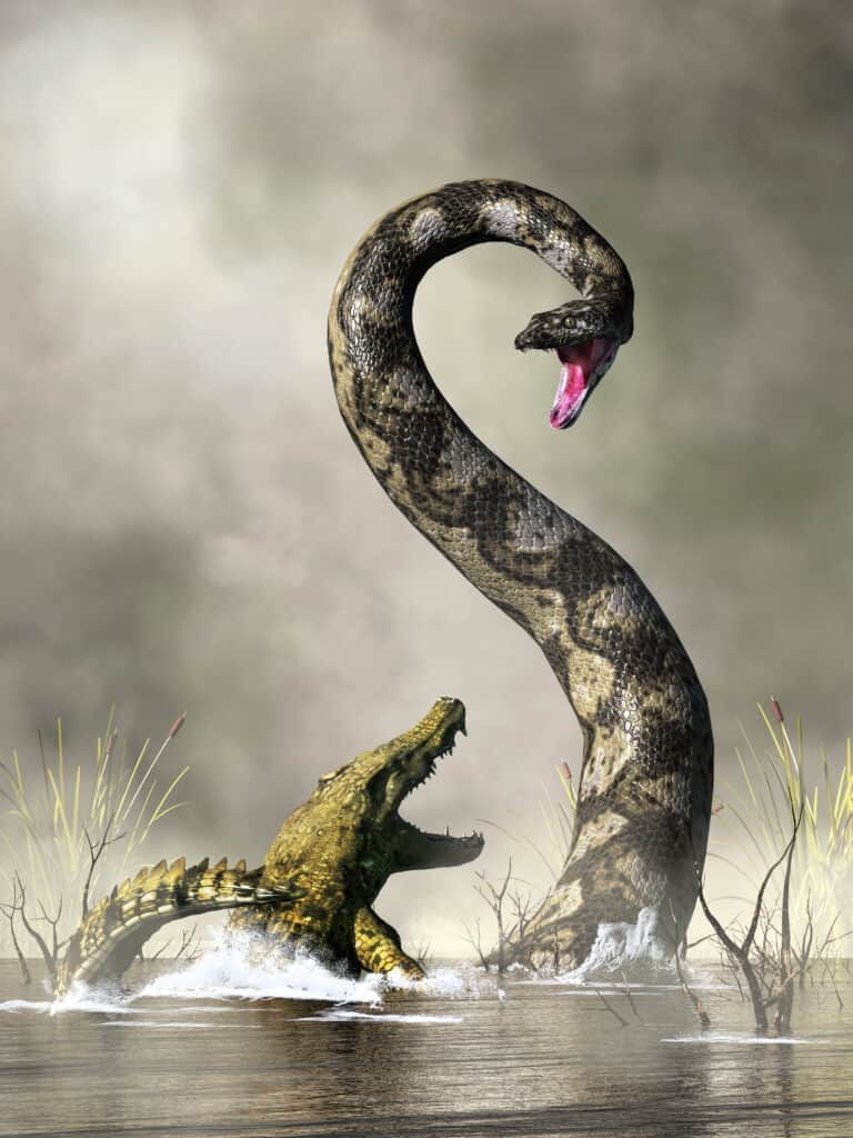 rendering artistico di un titanboa