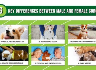 Corgi maschio vs. femmina: 6 differenze chiave
