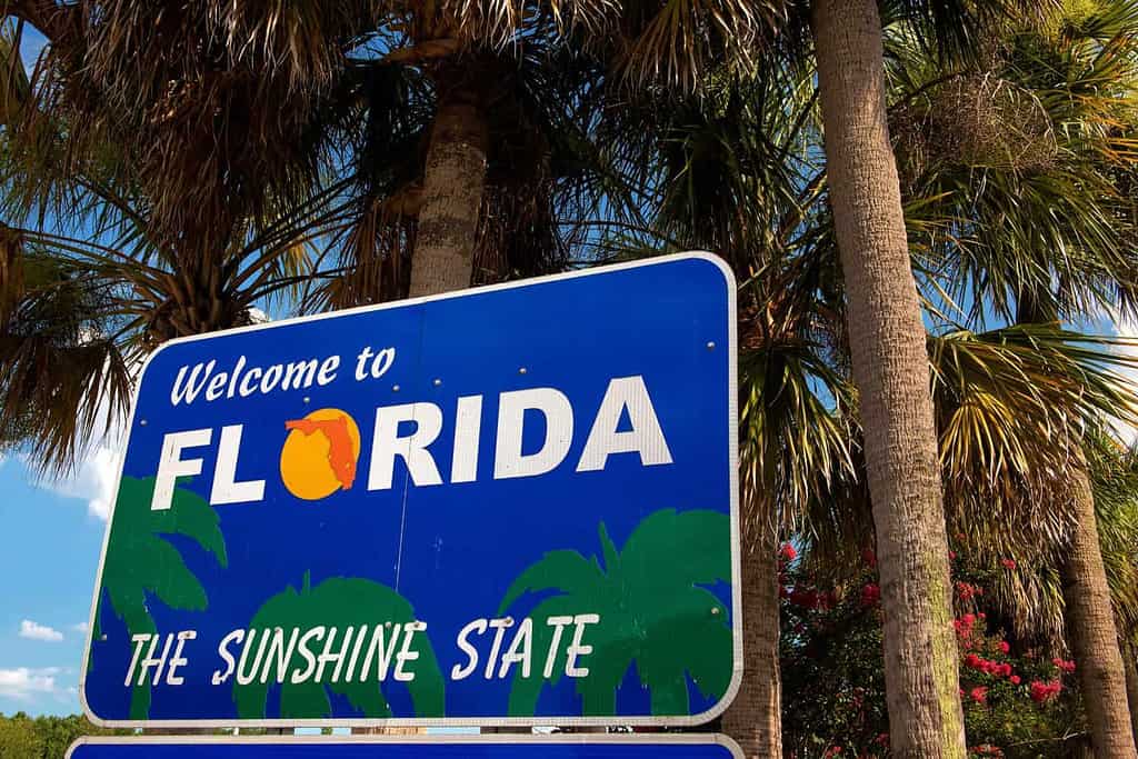 "Benvenuti in Florida" segno (The Sunshine State)